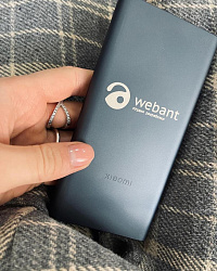 Power bank с индивидуальным нанесением