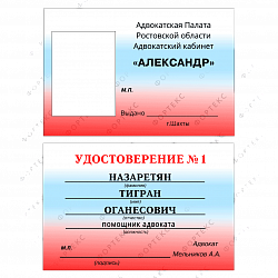 Вкладыш в удостоверение (Вариант12), фото 1